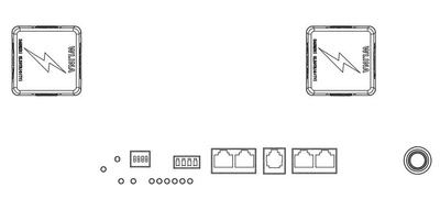 JH-BE battery front panel with numbered ports and switches